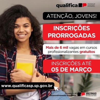 INSCRIÇÕES PRORROGADAS !!